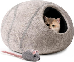 Wool-Felt Cat Cave